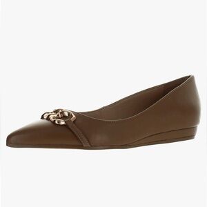 New Naturalizer Katalie Womens Leather
Almond Toe Ballet Flats Size 6.5 Tan